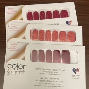 Color Street nail color set of 3